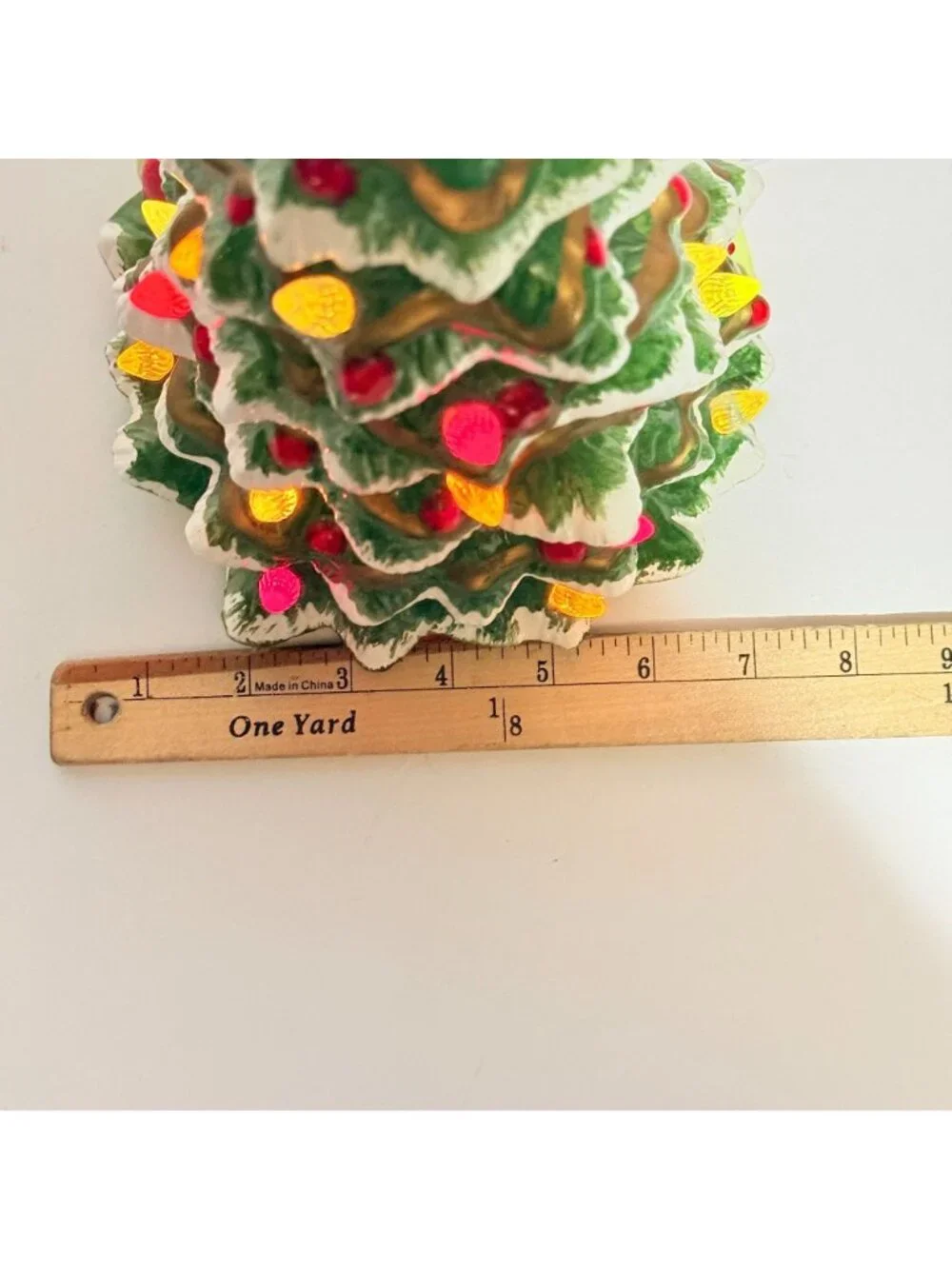 Vintage 1982 Ron Gordon Designs Ceramic Christmas Tree 10.5